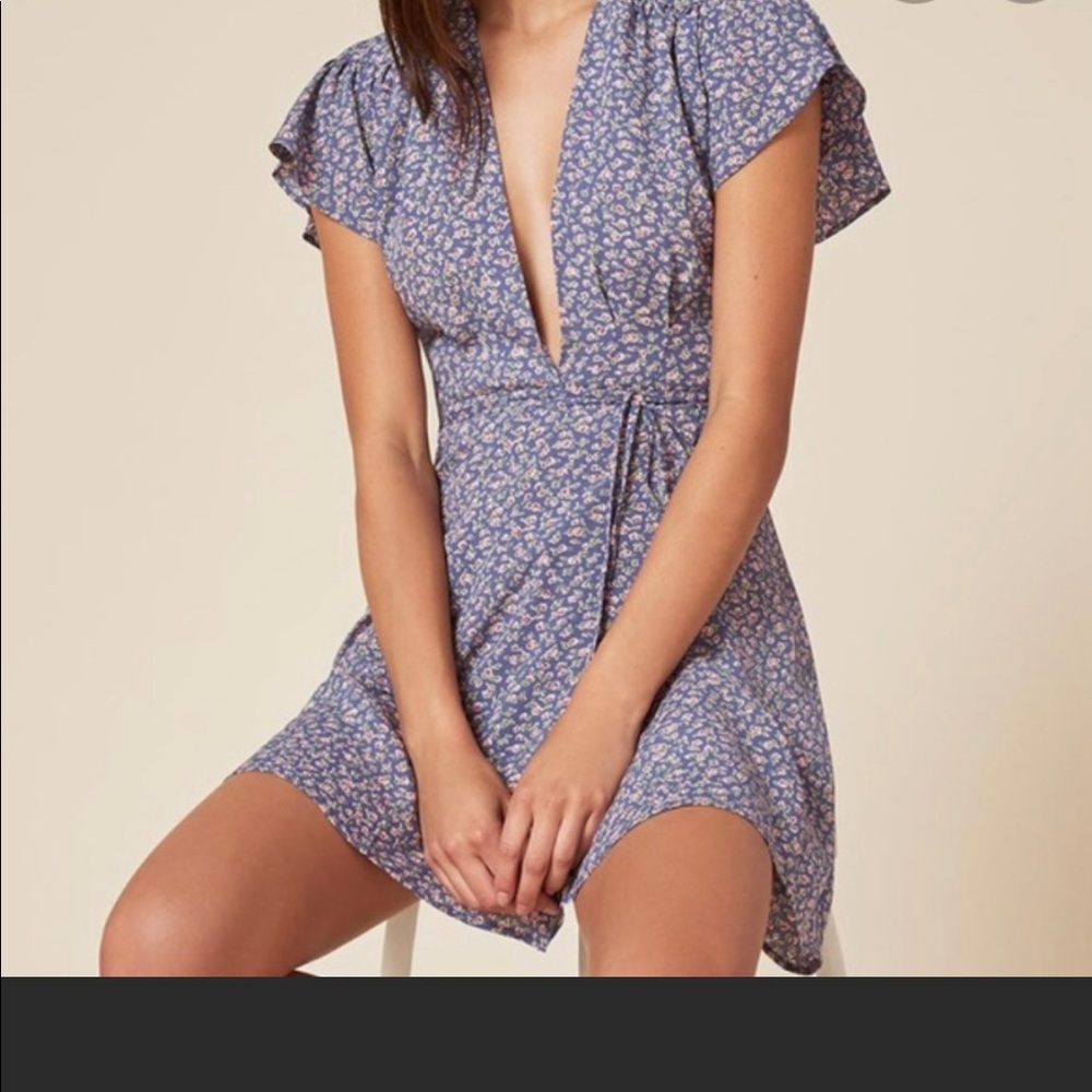 Reformation wrap dress